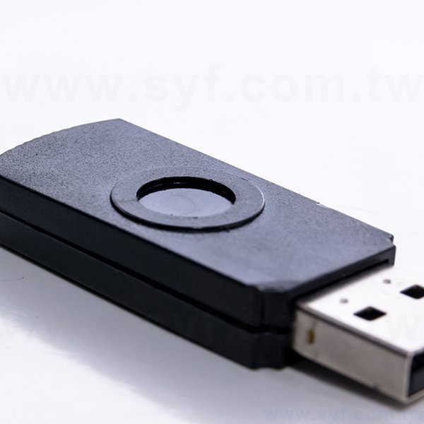 隨身碟-商務禮贈品簡約USB-黑色中心款隨身碟-客製隨身碟容量-採購訂製印刷推薦禮品_2